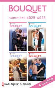 Bouquet e-bundel nummers 4025 - 4028 - Rachael Thomas, Maggie Cox, Natalie Anderson, Tara Pammi - ebook