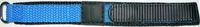 Horlogeband Universeel KLITTENBAND 412R Licht Blauw Onderliggend Klittenband Blauw 20mm