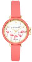 Horlogeband Kate Spade New York KSW1444 Silicoon Rood