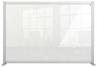 Bureauscherm Nobo modulair transparant acryl 1400x1000mm - thumbnail