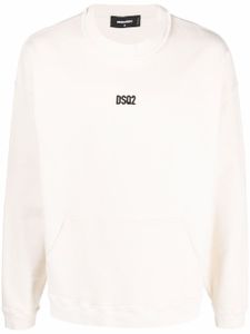 DSQUARED2 sweat à encolure ras du cou - Tons neutres