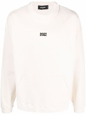 DSQUARED2 sweat à encolure ras du cou - Tons neutres