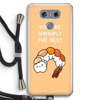 You're Shrimply The Best: LG G6 Transparant Hoesje met koord
