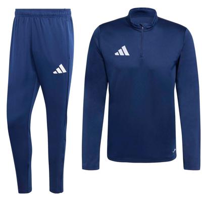adidas Entrada 26 Trainingspak 1/4-Zip Donkerblauw Wit adidas Entrada 26 Trainingspak 1/4-Zip Donkerblauw Wit