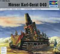 Trumpeter 1/144 Modellino Carro armato Morser Karl-Gerat - thumbnail