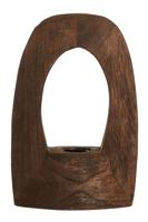 Light & Living Tafellamp 'Carini' Mangohout, 25cm, kleur Bruin