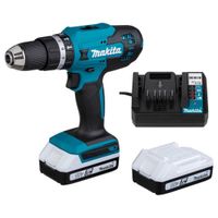 Makita HP488D002 18V Klopboor-/schroefmachine | 2 x 1.5 Ah + lader | In koffer - HP488D002 - thumbnail