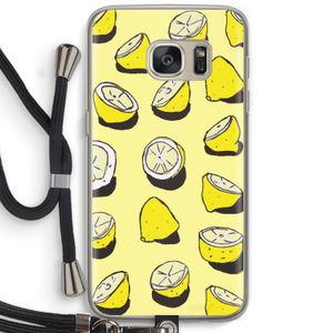 When Life Gives You Lemons...: Samsung Galaxy S7 Transparant Hoesje met koord