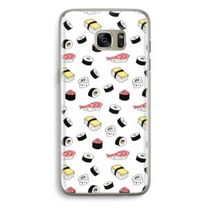 Sushi time: Samsung Galaxy S7 Edge Transparant Hoesje