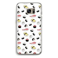 Sushi time: Samsung Galaxy S7 Edge Transparant Hoesje