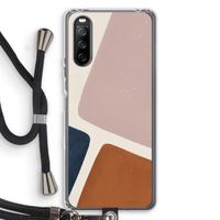 Geo #2: Sony Sony Xperia 10 III Transparant Hoesje met koord