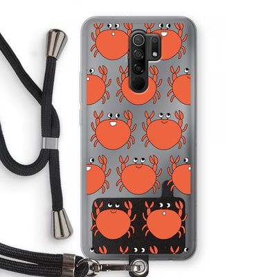 Krab: Xiaomi Redmi 9 Transparant Hoesje met koord