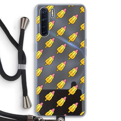 Waterijsjes: Oppo A91 Transparant Hoesje met koord
