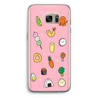 Happy bento friends: Samsung Galaxy S7 Edge Transparant Hoesje