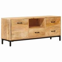 Tv-meubels met lade Bruin 110 x 30 x 46 cm Massief Mango Hout
