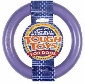 Happy pet tough toy rubber ring (15X15X2,5 CM)