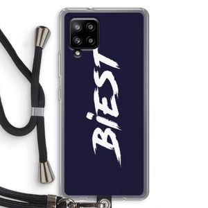 Biest: Samsung Galaxy A42 5G Transparant Hoesje met koord