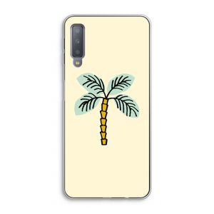 Palmboom: Samsung Galaxy A7 (2018) Transparant Hoesje