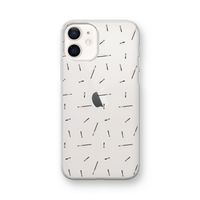 Hipster stripes: iPhone 12 mini Transparant Hoesje