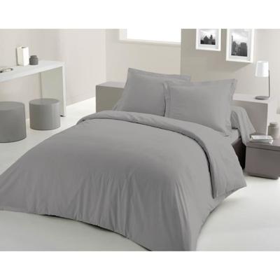 LOVELY HOME DEKBEDSET - 240x260 cm - 100% KATOEN - LICHTGRIJS