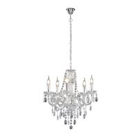 Trio KroonluchterLuster Crystal 52cm 5-lichts grijs - R1107-00