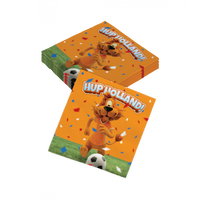 Loeki De Leeuw Servetten Oranje WK/EK (8st)