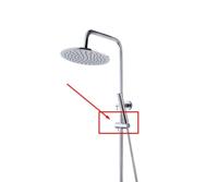 Wiesbaden UniMatch los glijstuk voor glijstang 20 mm rond chroom