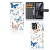Telefoonhoesje met Pasjes voor Motorola Edge 30 Neo Vlinder - thumbnail