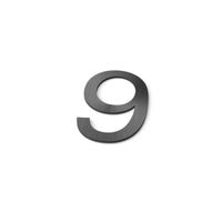 Geroba - Nummer 9 Model: Huisnummer RVS - thumbnail