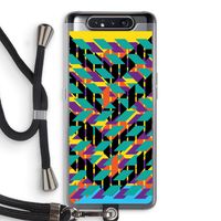 Skew Bee 1: Samsung Galaxy A80 Transparant Hoesje met koord