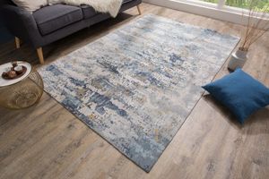 Designtapijt ABSTRACT 240x160cm blauw katoen - 38759