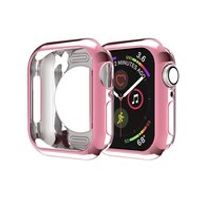 Siliconen case 42mm - Roze - Geschikt voor Apple Watch 42mm - thumbnail