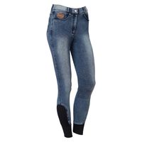 Harry&apos;s Horse Haarlem Denim KG rijbroek blauw maat:32 - thumbnail