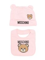 Moschino Kids bonnet à motif Teddy Bear - Rose - thumbnail