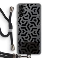 Crazy pattern: Samsung Galaxy S21 Plus Transparant Hoesje met koord