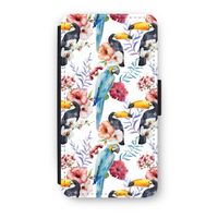 Bloemen tukan: iPhone XS Flip Hoesje Bloemen tukan: iPhone XS Flip Hoesje