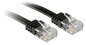 LINDY 47522 RJ45 Netwerkkabel, patchkabel CAT 6 U/UTP 2.00 m Zwart 1 stuk(s)