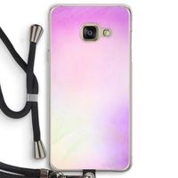 Flow mist pastel: Samsung Galaxy A3 (2016) Transparant Hoesje met koord