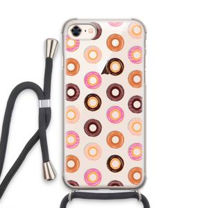 Donuts: iPhone 8 Transparant Hoesje met koord