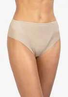 Dames heup slip 3244 - Microfiber - Dames onderbroek - ondergoed - badstof kruisje