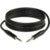Klotz IKN03PPSW gitaarkabel met zwart chromen Neutrik 6.35mm jacks 3m