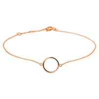 Armband Rondje Roségoud 0,8 mm 16,5 - 17,5 - 18,5 cm