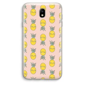 Ananas: Samsung Galaxy J7 (2017) Transparant Hoesje