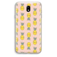 Ananas: Samsung Galaxy J7 (2017) Transparant Hoesje