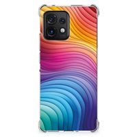 Shockproof Case voor Motorola Edge 40 Pro Regenboog