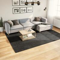 VidaXL Vloerkleed istan hoogpolig glanzend 200x280 cm antracietkleurig