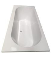 Wiesbaden Portus RD inbouw ligbad 190*90*49 cm wit DUO