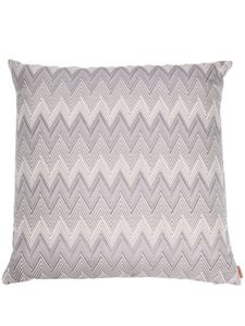 Missoni Home coussin à motif zigzag - Gris