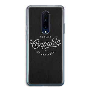 Capable: OnePlus 7 Pro Transparant Hoesje