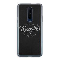 Capable: OnePlus 7 Pro Transparant Hoesje